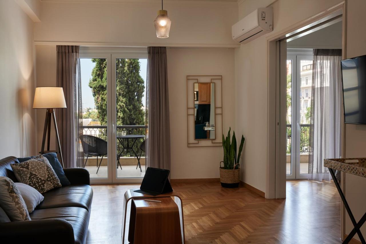 אתונה Chic One Bd Apartment With Hilton View מראה חיצוני תמונה