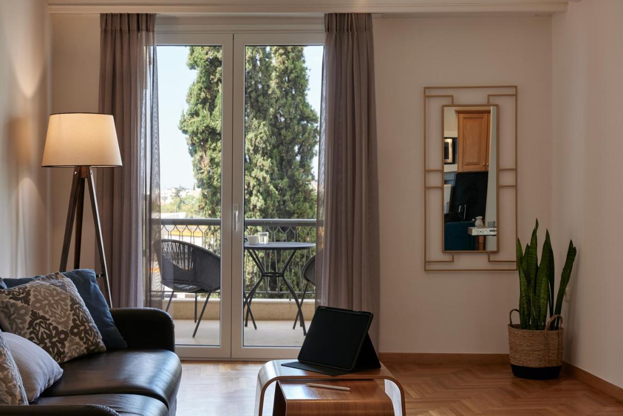 אתונה Chic One Bd Apartment With Hilton View מראה חיצוני תמונה