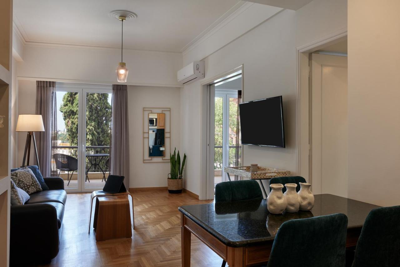 אתונה Chic One Bd Apartment With Hilton View מראה חיצוני תמונה